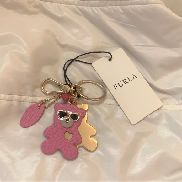 Furla Accessories - NWT! Furla Teddy Bear Keychain